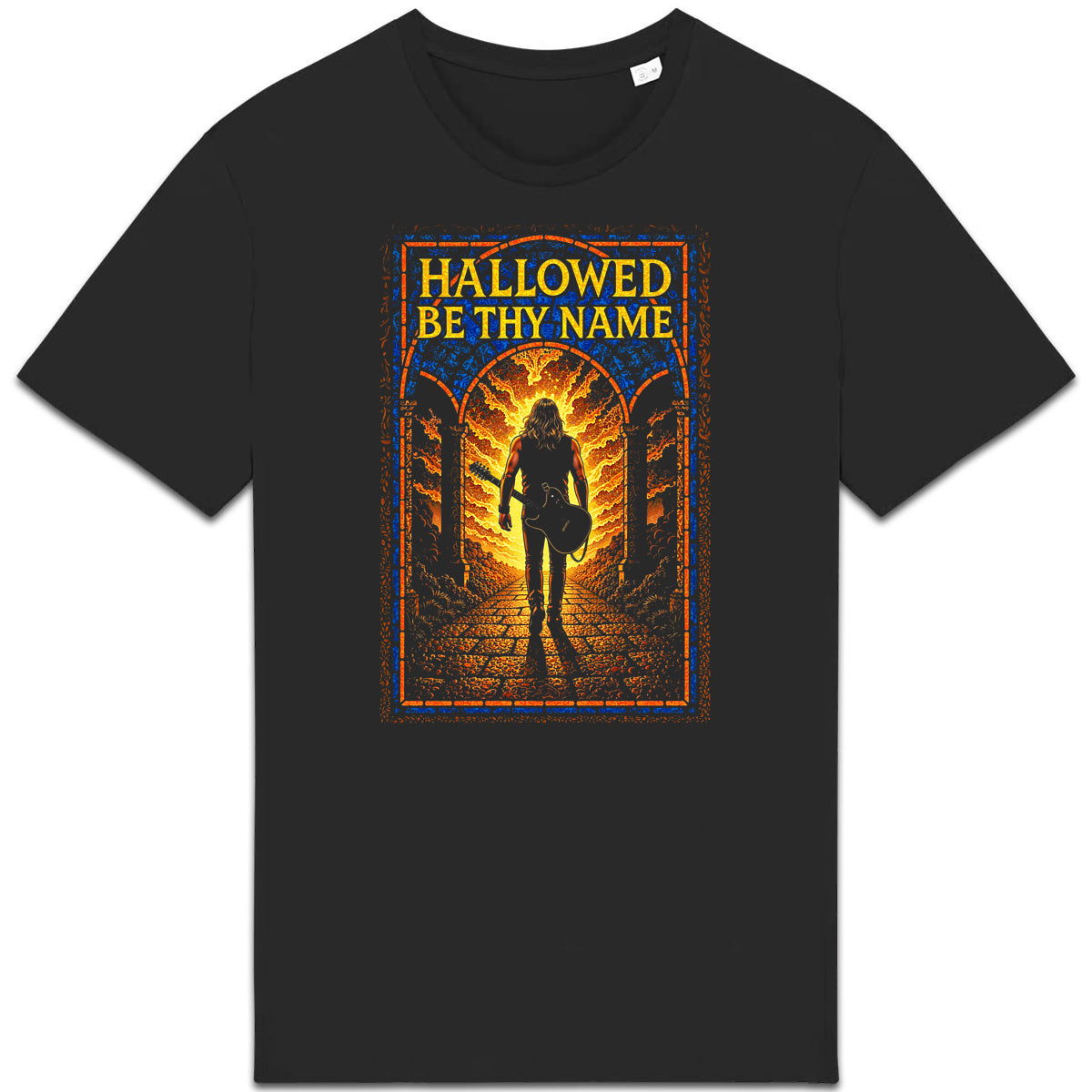 T-shirt Rock - Loué soit son nom. - face_0