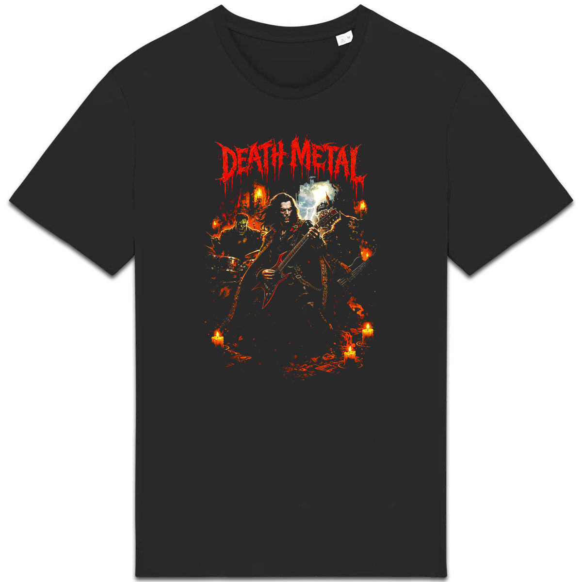 T-shirt Unisexe épais - Immortels du Death Metal en Action - face_0