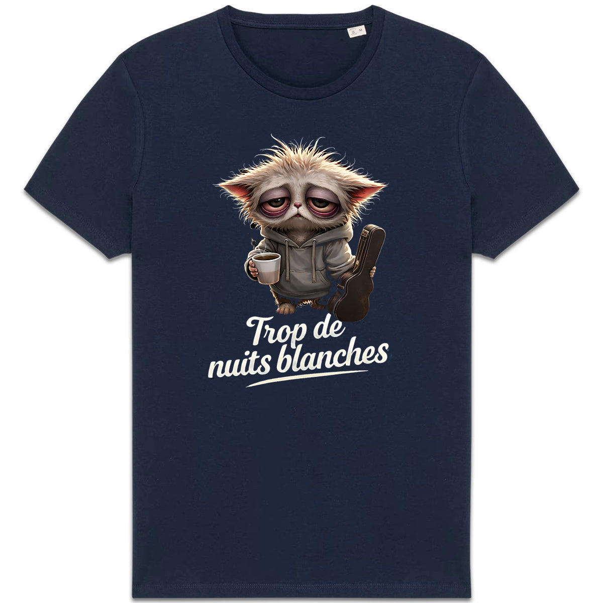 T-shirt Unisexe épais - Pour ceux qui ont trop de nuits blanches - face_1