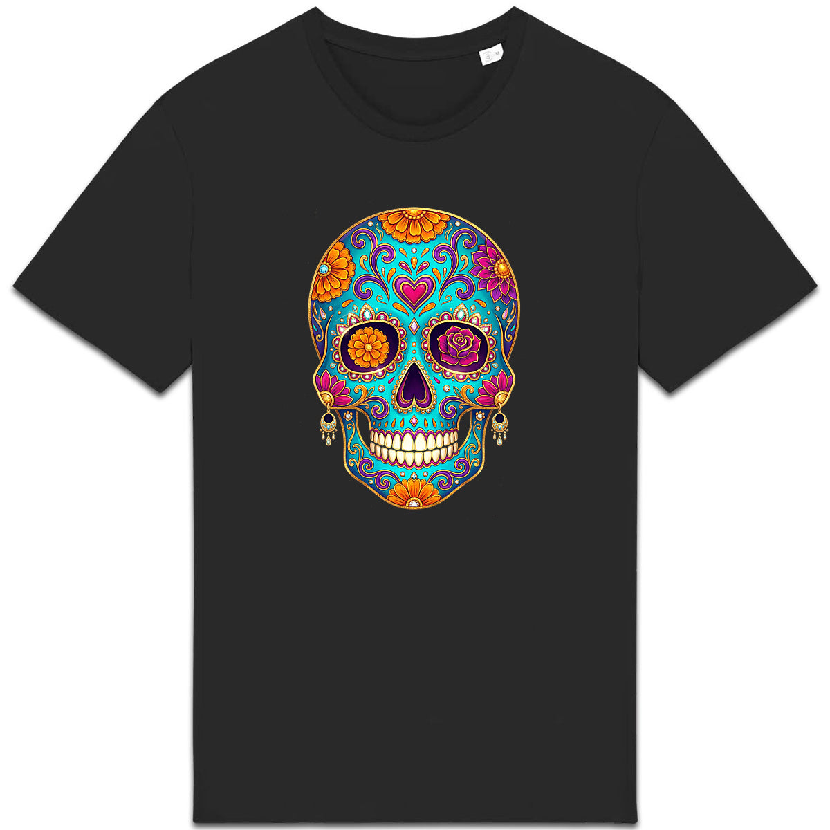 T-shirt Unisexe épais - Célébrons el Día de los Muertos - face_1