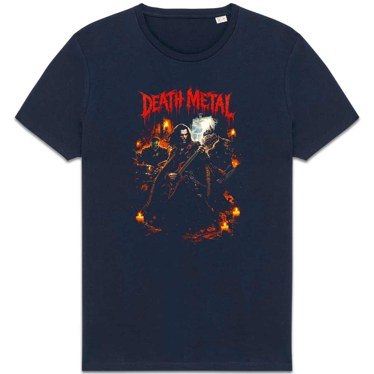 T-shirt Unisexe épais - Immortels du Death Metal en Action - face_1