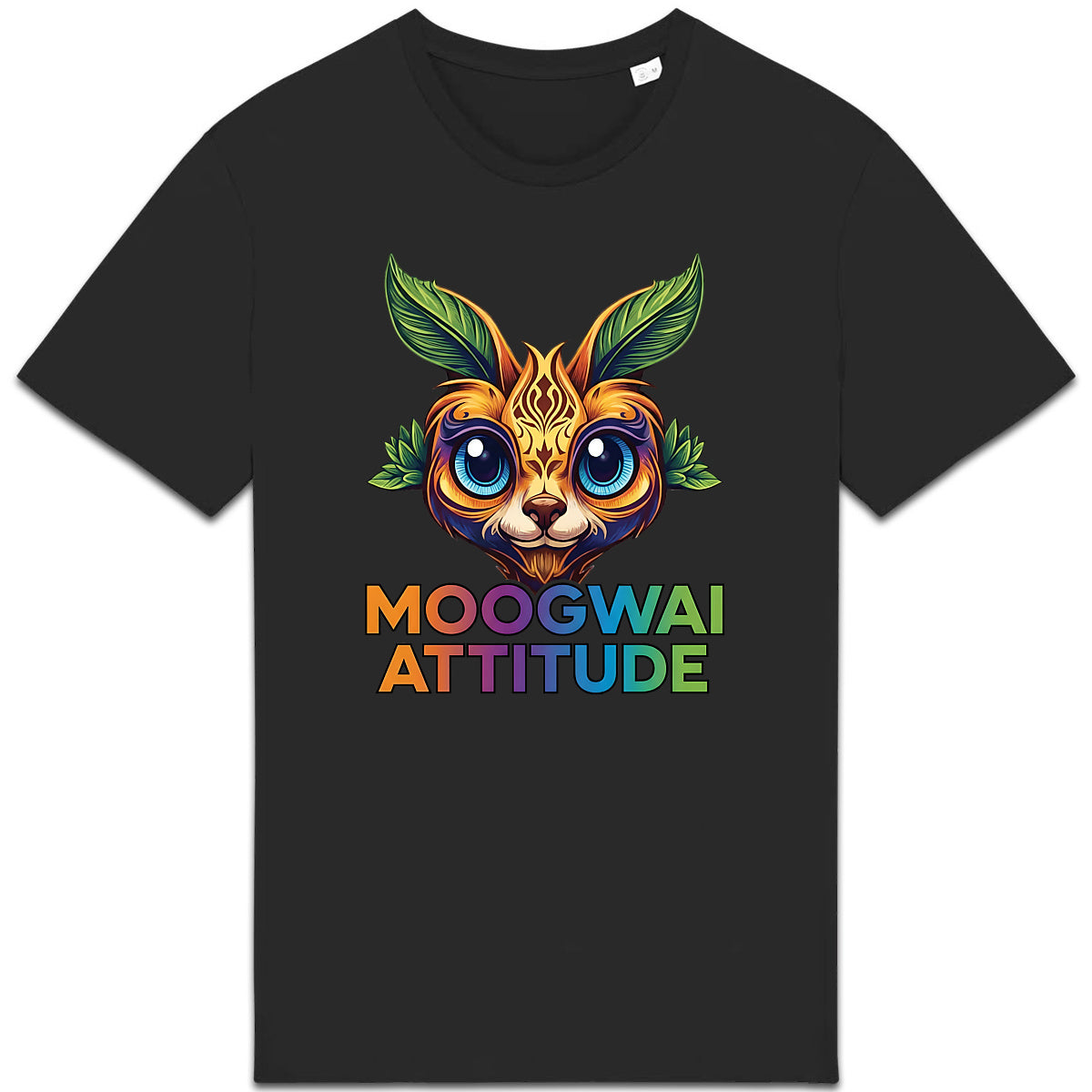 T-shirt Unisexe épais - Logo Moogwai Attitude en 7 Couleurs - face_1