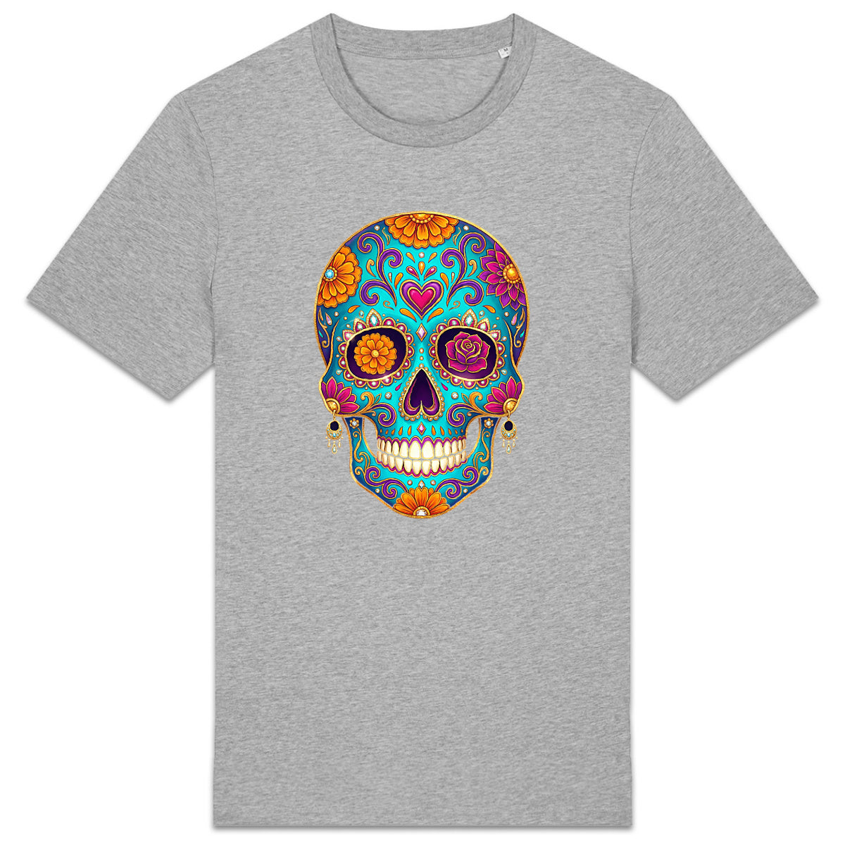 T-shirt Unisexe épais - Célébrons el Día de los Muertos - face_2