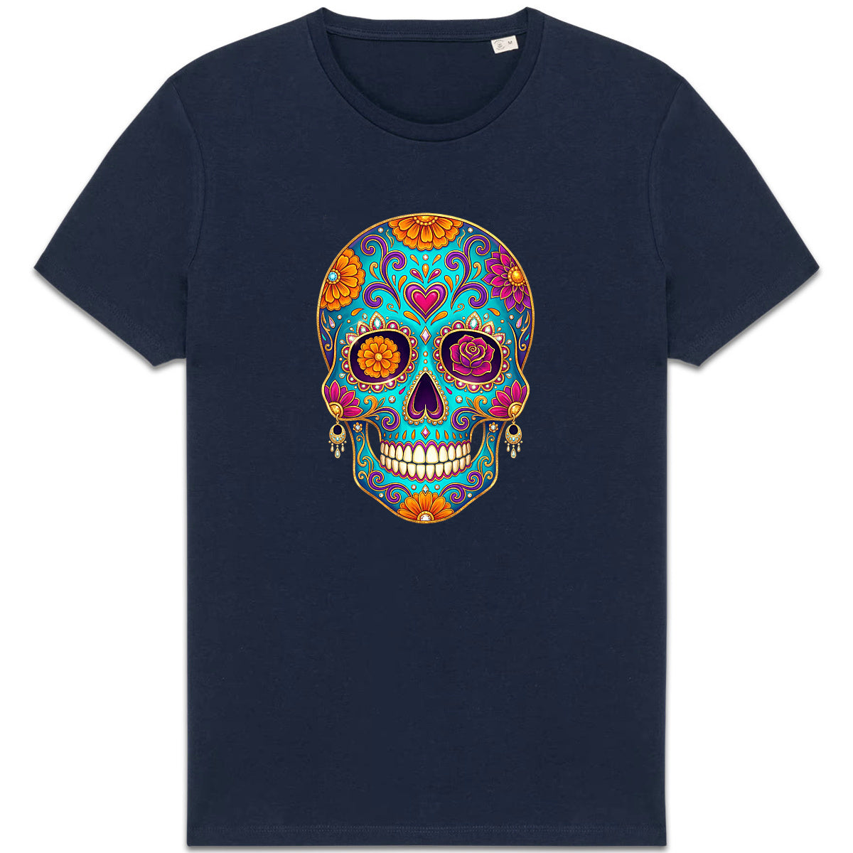 T-shirt Unisexe épais - Célébrons el Día de los Muertos - face_3